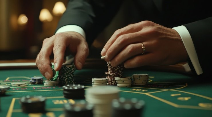 Meja Teen Patti dengan dealer profesional di studio live venus 303